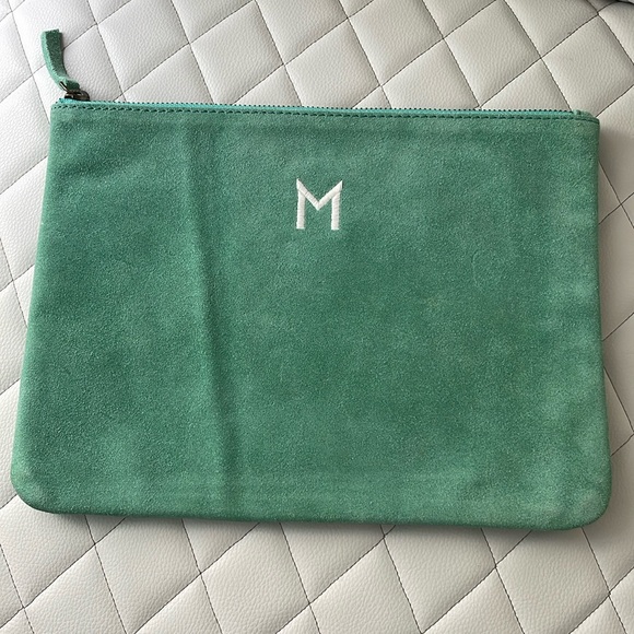 MARK AND GRAHAM SUEDE POUCH - Picture 1 of 3